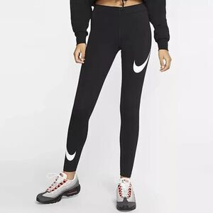 Nike Sportswear Womens Leg-A-See Slim Fit‎ Mid-Rise Leggings  Large CJ2656-013